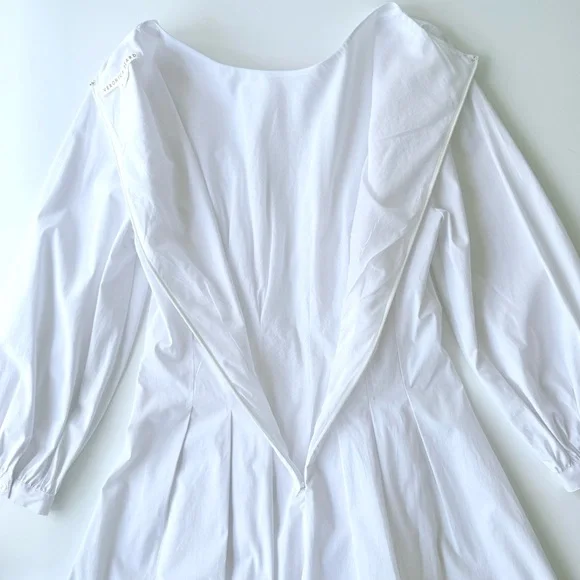 Veronica Beard Torres Corset-Waist Dress White Size 8 $498 MSRP - Picture 8 of 16